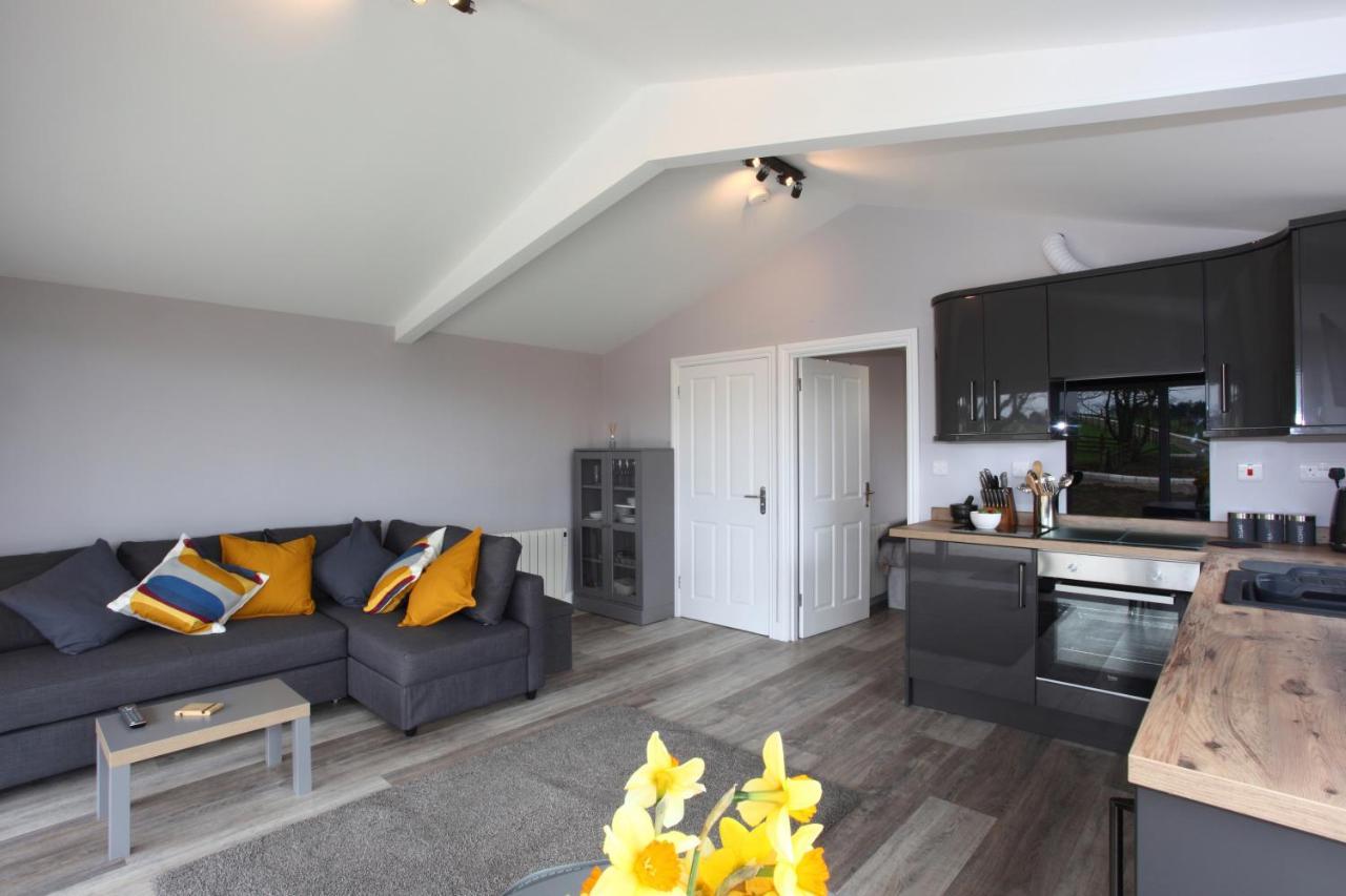 Deerfin Rentals Private Chalet With Hot Tub Ballymena Exteriör bild